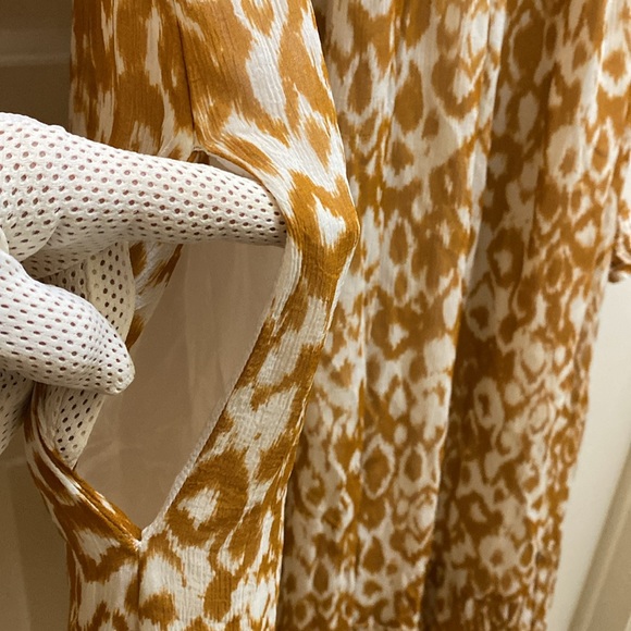 Anthropologie Odessa V-Neck Ruffle Dress - Picture 13 of 13